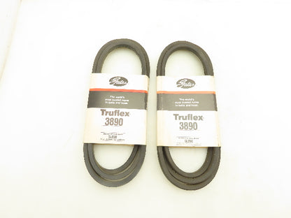 Gates 3890 Truflex FHP Low Horse-Power V-Belt 21/32"x89" Lot Of 2