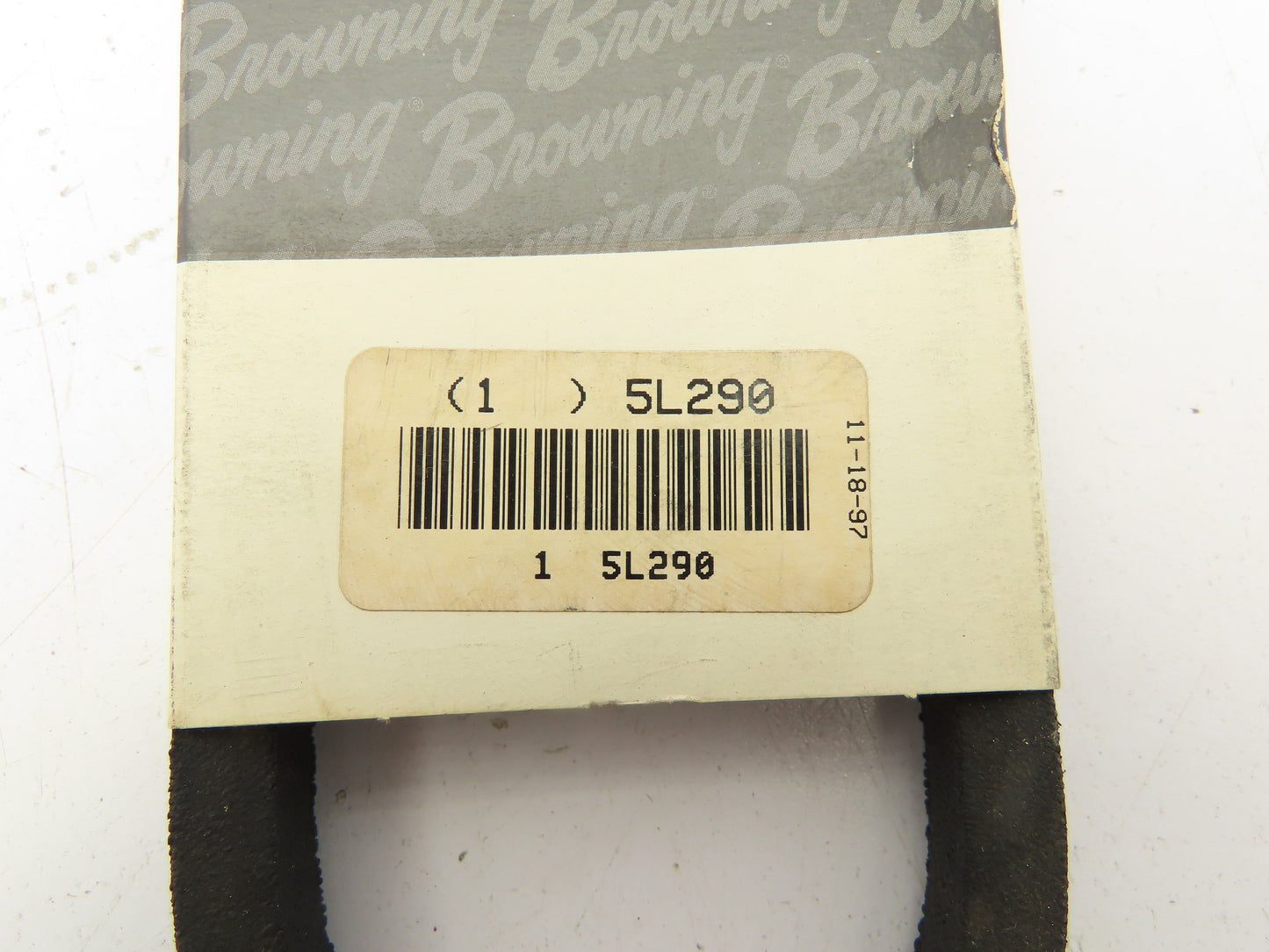 Browning 5L290 V Belt Rubber 29"ODx 5/8" Width Lot Of 10