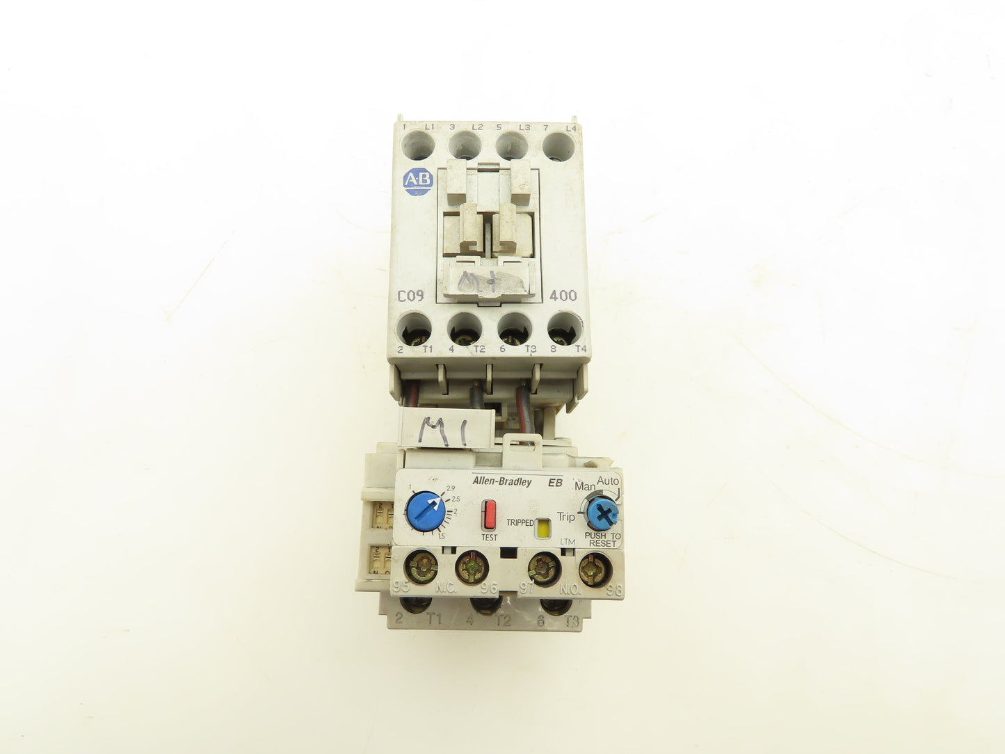 Allen Bradley 193-EB1DB Contactor Overload Relay 120V Coil 600V Lot of 2