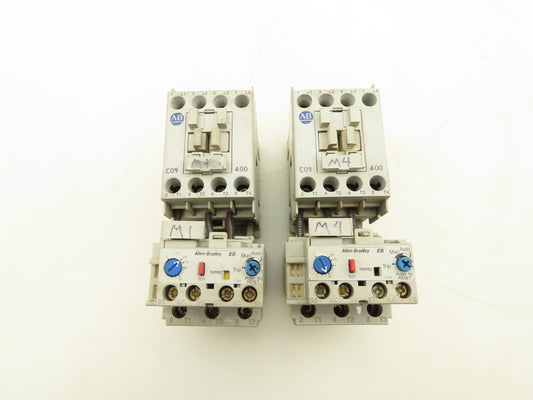 Allen Bradley 193-EB1DB Contactor Overload Relay 120V Coil 600V Lot of 2