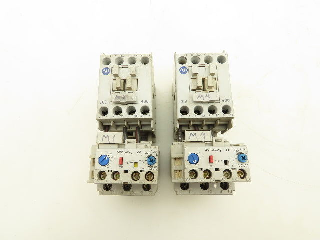 Allen Bradley 193-EB1DB Contactor Overload Relay 120V Coil 600V Lot of 2