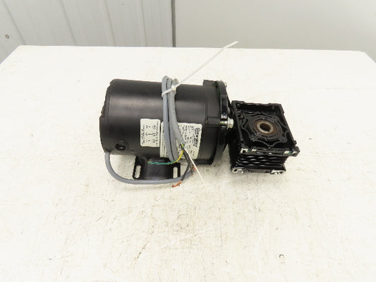 Marathon MicroMax Gearmotor 60:1 Reducer .25Hp 230V 3PH 29 RPM Hollow Shaft 56C
