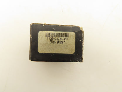 Rego-Fix ER25-UP/0 Sealed Coolant Collets 3/16" Lot of 4