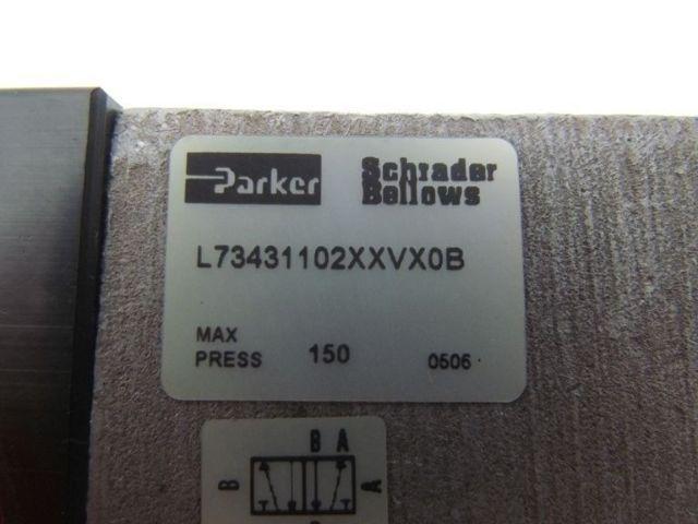Parker Schrader Bellows L73431102XXVX0B Pneumatic Solenoid Valve 250 Series