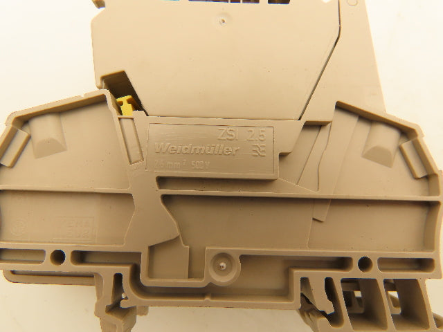 Weidmuller DIPL ZSI 2.5/2 Fuse Terminal Block 10A 500V ZSI 2.5  Lot of 37