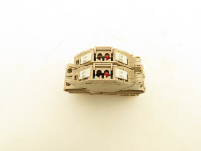 Weidmuller DIPL ZSI 2.5/2 Fuse Terminal Block 10A 500V ZSI 2.5  Lot of 37