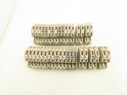 Weidmuller DIPL ZSI 2.5/2 Fuse Terminal Block 10A 500V ZSI 2.5  Lot of 37