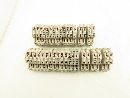 Weidmuller DIPL ZSI 2.5/2 Fuse Terminal Block 10A 500V ZSI 2.5  Lot of 37