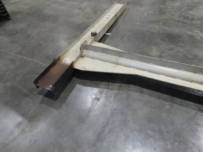 1 Ton 2000Lb Wall Mount Cantilever Work Station Jib Crane 5' 5" Span 10' Height