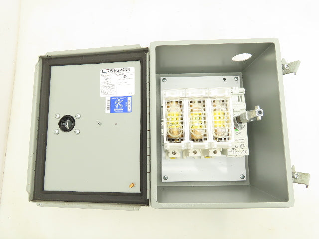 Wiegmann B100806CH Wall Mount Electrical Enclosure 10x8x6" With Disconnect