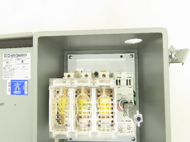 Wiegmann B100806CH Wall Mount Electrical Enclosure 10x8x6" With Disconnect