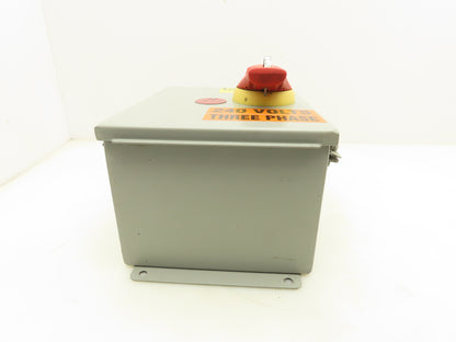 Wiegmann B100806CH Wall Mount Electrical Enclosure 10x8x6" With Disconnect