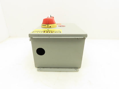 Wiegmann B100806CH Wall Mount Electrical Enclosure 10x8x6" With Disconnect