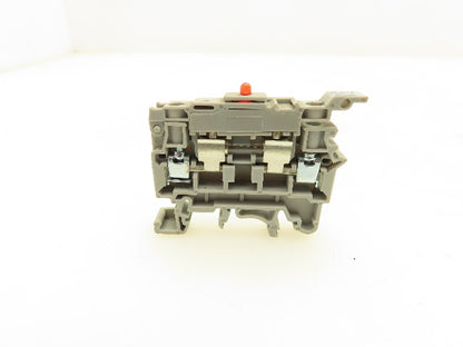 Connectwell CSFL4U Terminal Block Fuse Holder 24V Red LED Indicator  Lot of 35