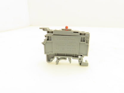 Connectwell CSFL4U Terminal Block Fuse Holder 24V Red LED Indicator  Lot of 35