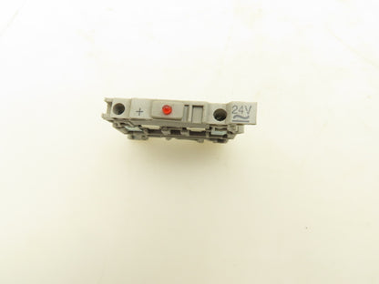 Connectwell CSFL4U Terminal Block Fuse Holder 24V Red LED Indicator  Lot of 35