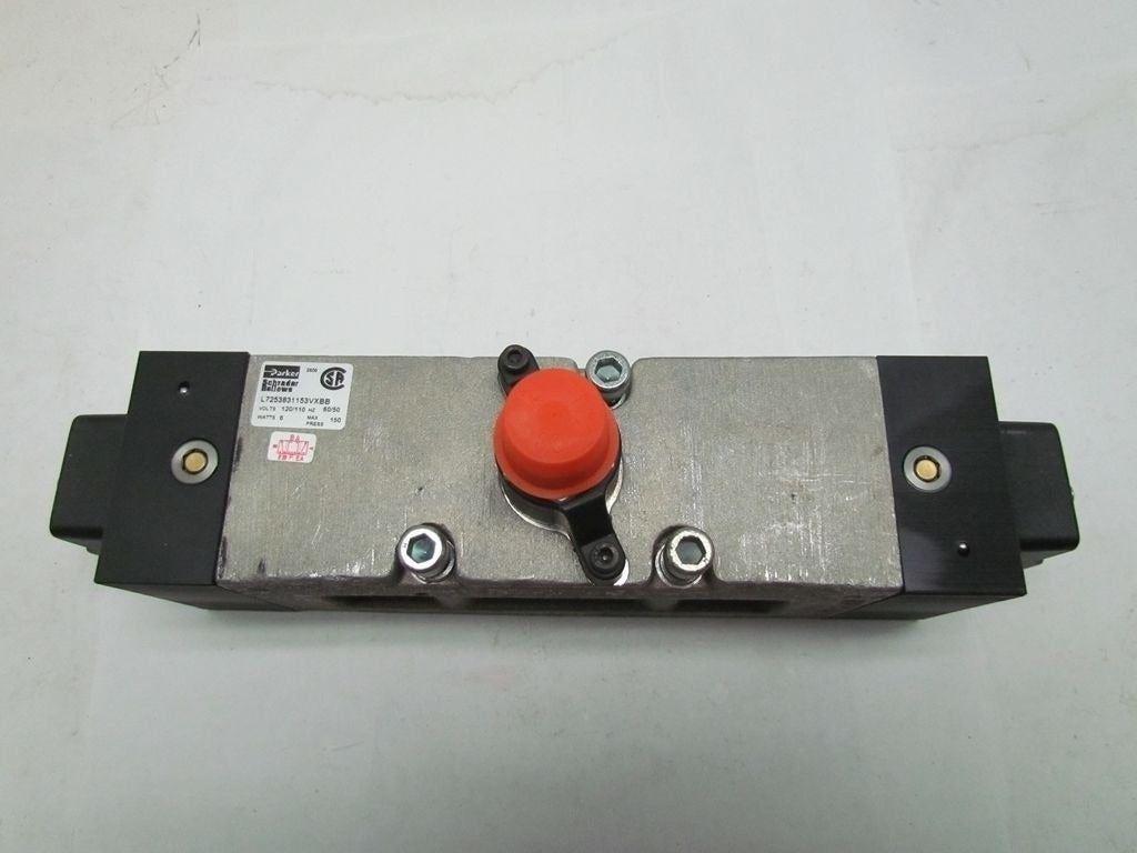 Parker Schrader Bellows L7253831153VXBB 120v/60Hz Pneumatic Soleniod Valve