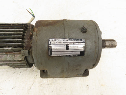 Sew-Eurodrive R60 DT80K4 Inline Gearmotor .55kW 240/480V 3PH 89:1 Reducer 18 RPM