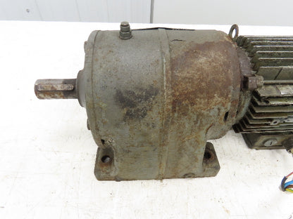 Sew-Eurodrive R60 DT80K4 Inline Gearmotor .55kW 240/480V 3PH 89:1 Reducer 18 RPM