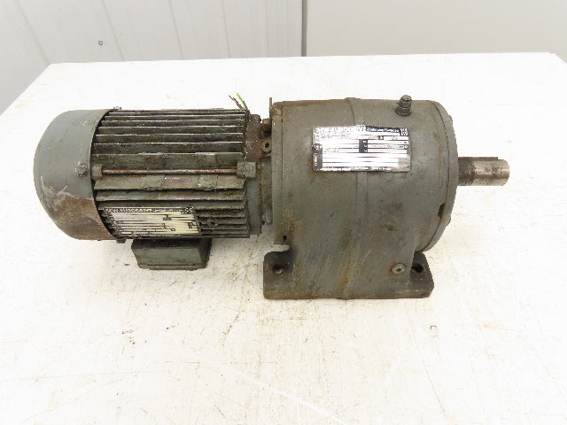 Sew-Eurodrive R60 DT80K4 Inline Gearmotor .55kW 240/480V 3PH 89:1 Reducer 18 RPM