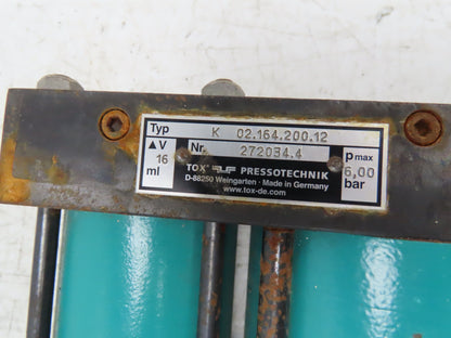 Tox Pressotechnik K02.164.200.12 Air/Oil Cylinder Powerpackage 200mm Stroke