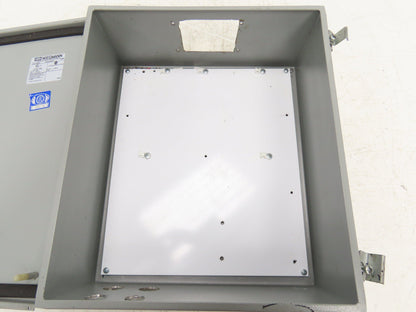 Wiegmann B161406CH Electrical Enclosure Control Panel with Backplate 16x14x6"