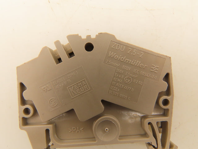 Weidmuller ZDU 2,5-2 Terminal Block 2.5mm 800V Lot of 88