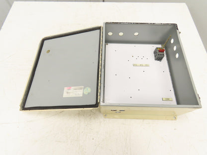 Hoffman A1614CH Electrical Enclosure Control Panel 16x14x6" Back Plate