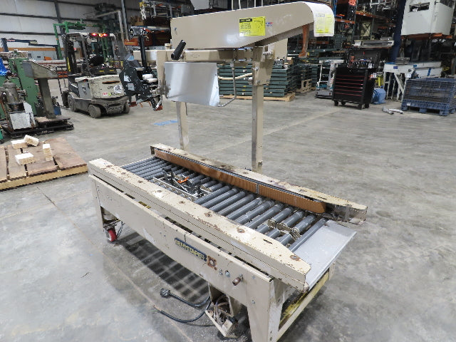 Bemistaper Dual Head Case Sealer 2" Box Tape Carton Sealing Machine Conveyor