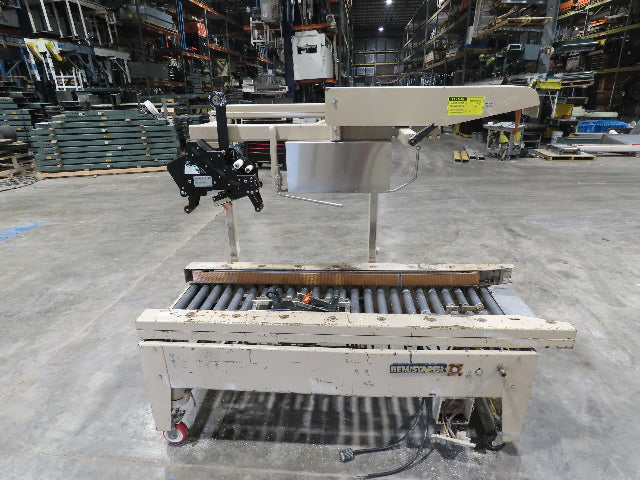 Bemistaper Dual Head Case Sealer 2" Box Tape Carton Sealing Machine Conveyor