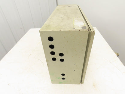 Rittal AE1039 Steel Electrical Enclosure with Backplate 600x380x210mm 24x15x8"