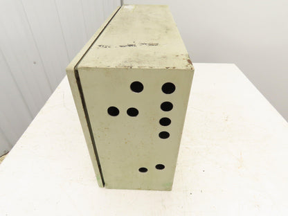 Rittal AE1039 Steel Electrical Enclosure with Backplate 600x380x210mm 24x15x8"