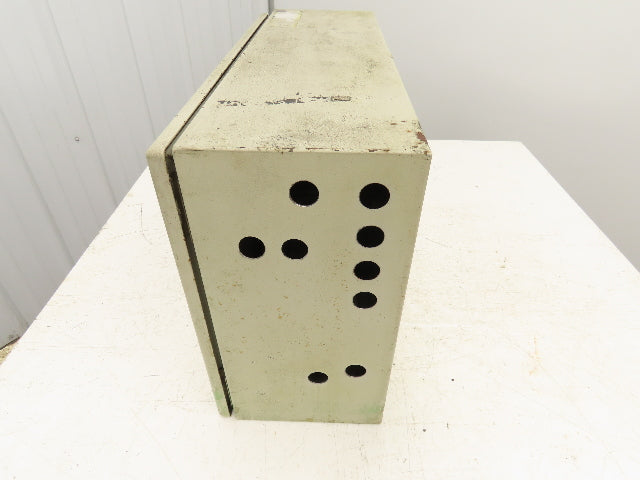 Rittal AE1039 Steel Electrical Enclosure with Backplate 600x380x210mm 24x15x8"