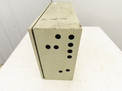 Rittal AE1039 Steel Electrical Enclosure with Backplate 600x380x210mm 24x15x8"