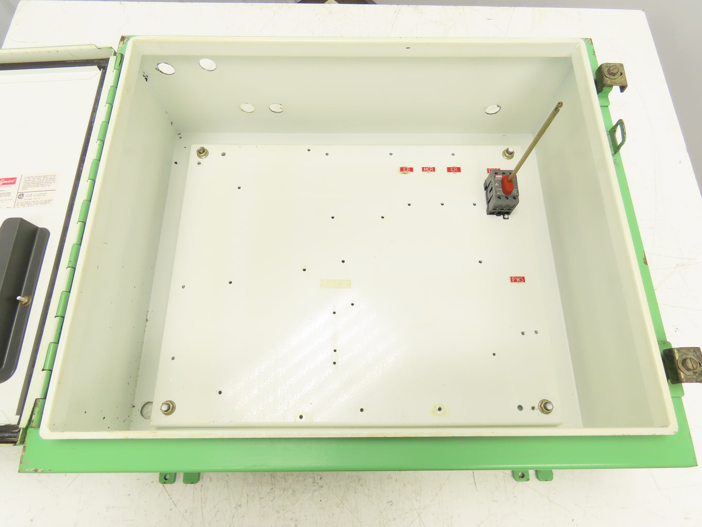 Hoffman A202408LP Electrical Enclosure Control Panel 20x24x8" Back Plate