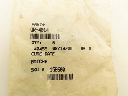 QR-4014 O-Ring Seals 1/2" ID 5/8" OD Lot of 17