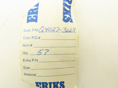 4027-366Y Quad Ring Seal 1-3/8" ID 1-7/16" OD Lot of 57