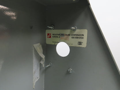 Industrial Enclosure Corp Sloped Top Electrical Enclosure 14x24" HMI 30°or 60°