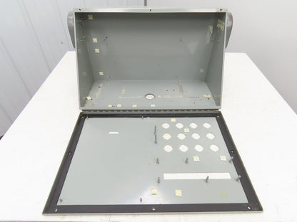 Industrial Enclosure Corp Sloped Top Electrical Enclosure 14x24" HMI 30°or 60°