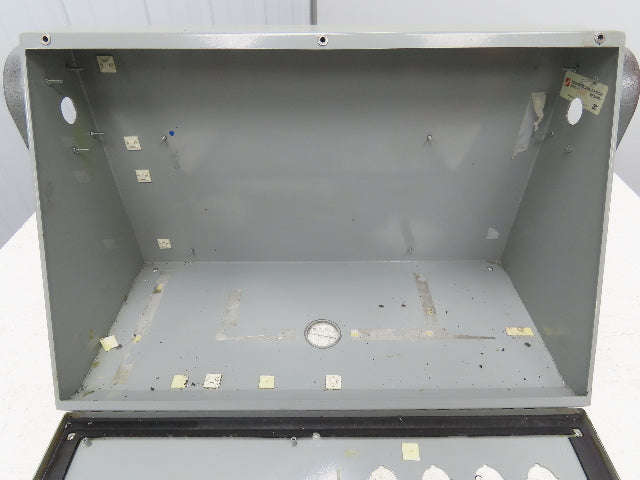 Industrial Enclosure Corp Sloped Top Electrical Enclosure 14x24" HMI 30°or 60°