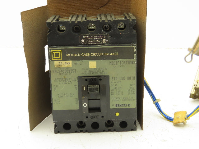 Square D FAL340301352 Molded Case Circuit Breaker 480V 30A 3 Pole