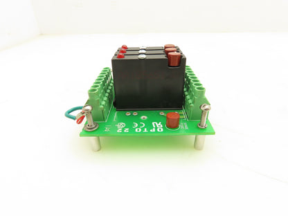 Opto G4PB4R I/O Module With 3 Attached G4 0AC24 Modules 120VAC 3A