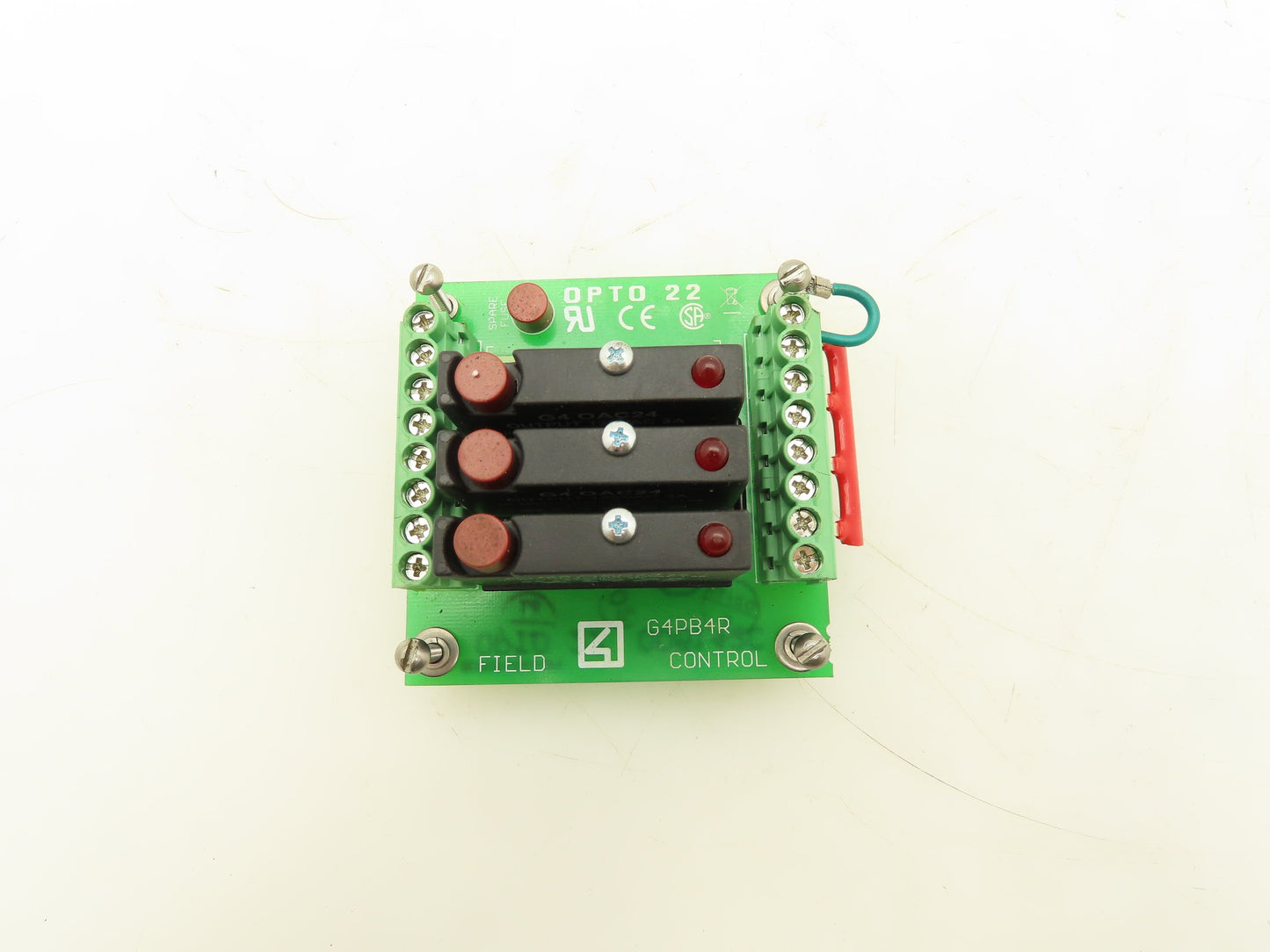 Opto G4PB4R I/O Module With 3 Attached G4 0AC24 Modules 120VAC 3A
