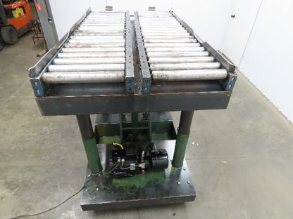 Lexco 8L-3605-40P 4000lb Long Deck Hydraulic Lift Table Die Handler 32x50" 120V