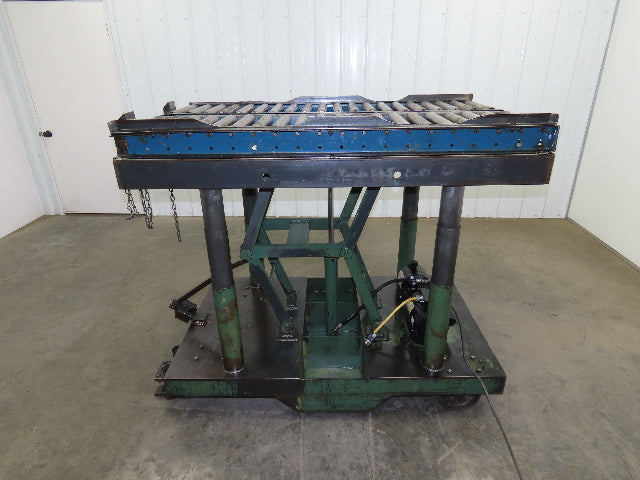 Lexco 8L-3605-40P 4000lb Long Deck Hydraulic Lift Table Die Handler 32x50" 120V