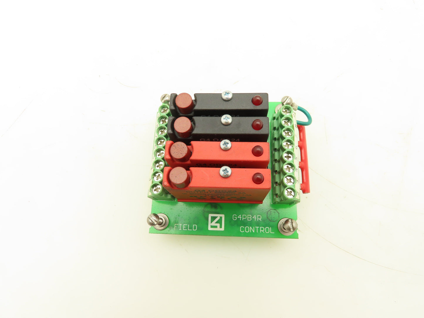 Opto G4PB4R I/O Module With 2 Attached G40AC24 And G4ODC24 Modules 60-120VAC 3A