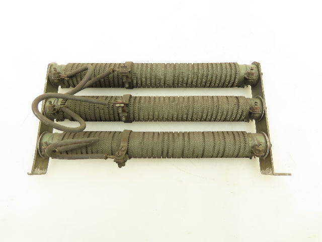 WL D50 Wirewound Ceramic Tube Resistor 50 Ohms Chassis Rack Mount Set of 3