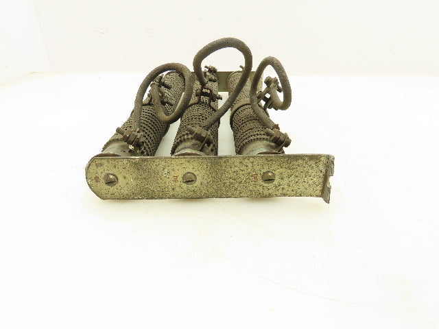 WL D50 Wirewound Ceramic Tube Resistor 50 Ohms Chassis Rack Mount Set of 3