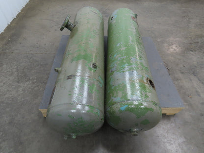 Scaife 35 Gallon Pneumatic Air Receiver Tank Steel Lot of 2