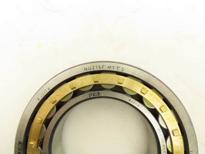 FAG NU215E-M1-C3 Radial Cylindrical Roller Bearing 75MM ID 130MM OD 25MM Width